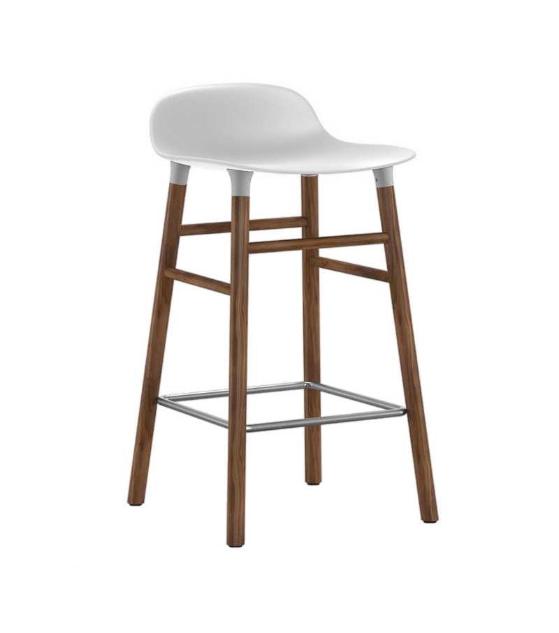 Form Normann Copenhagen Tabouret avec Pieds en Bois