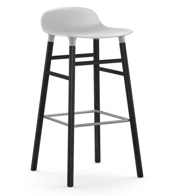 Form Normann Copenhagen Tabouret avec Pieds en Bois
