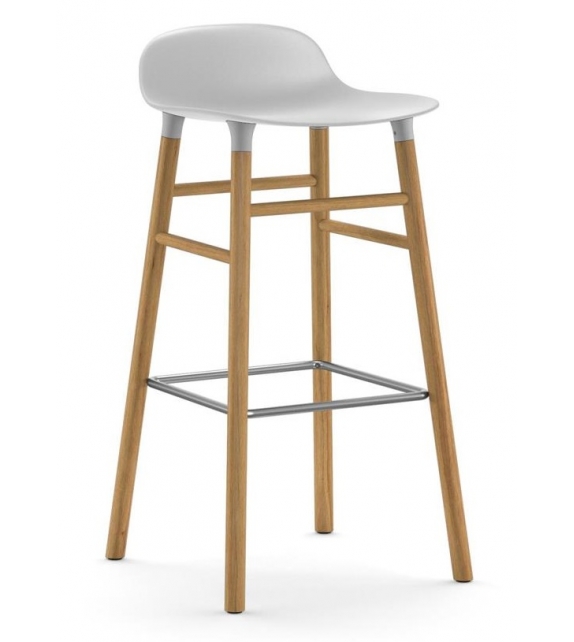 Form Normann Copenhagen Tabouret avec Pieds en Bois