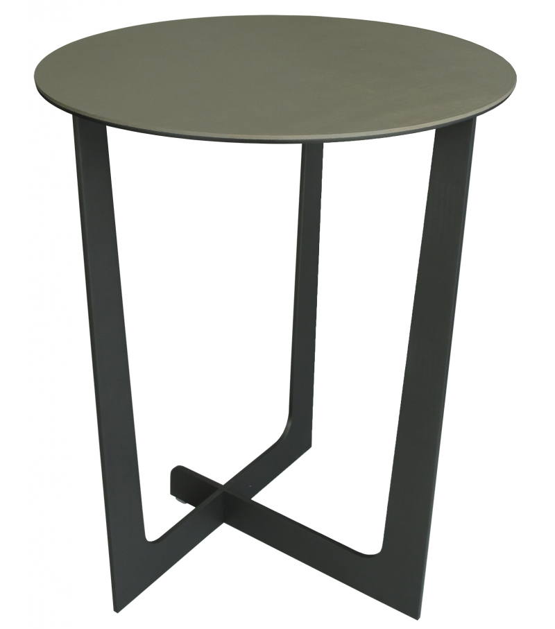 Ilary Saddle Extra Tavolino Rotondo Poltrona Frau