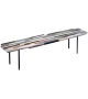 Zig Zag Linear Budri Coffee Table