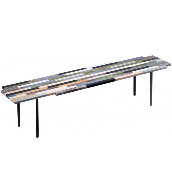 Zig Zag Linear Budri Coffee Table