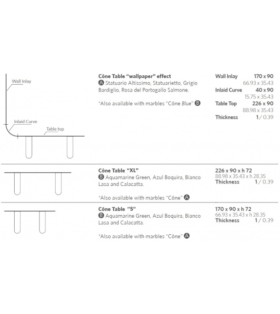Papiro Cône Table Budri
