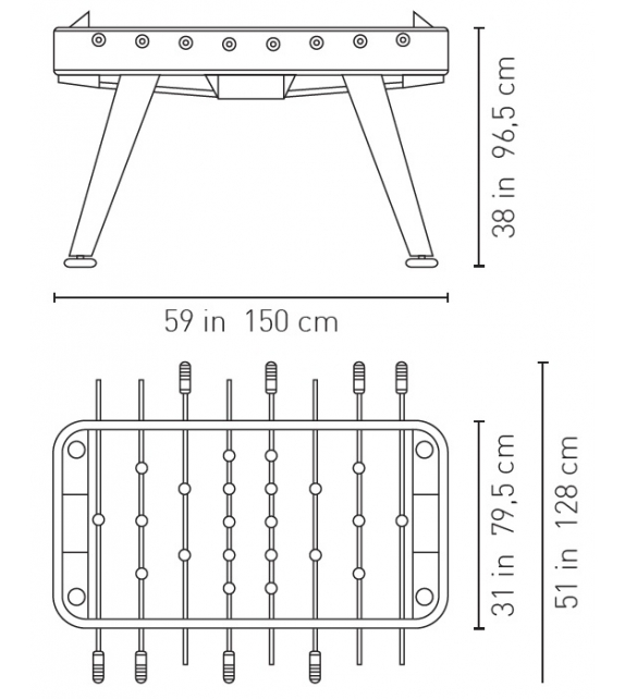 RS-2 RS Barcelona Football Table