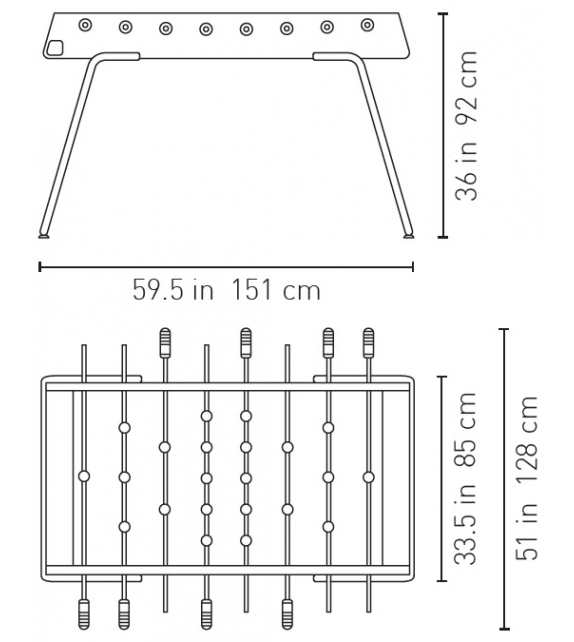 RS-3 RS Barcelona Football Table