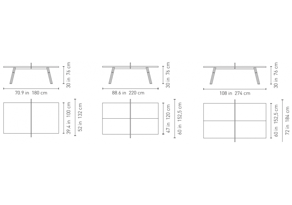 You And Me Outdoor Rs Barcelona Ping Pong Table Milia Shop