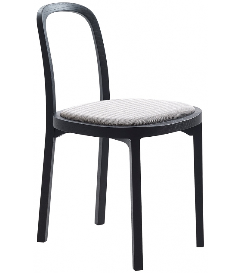 Siro+ Woodnotes Silla con Asiento Revestido