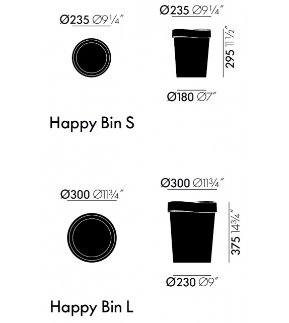 Happy Bin Vitra Porta Oggetti