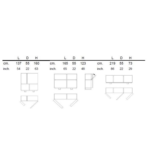 Block Emmemobili Schrank
