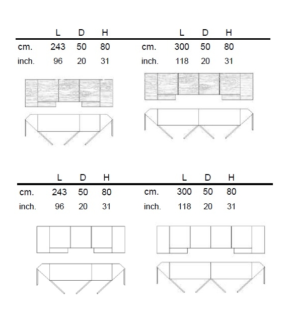 Trapezio Emmemobili Sideboard