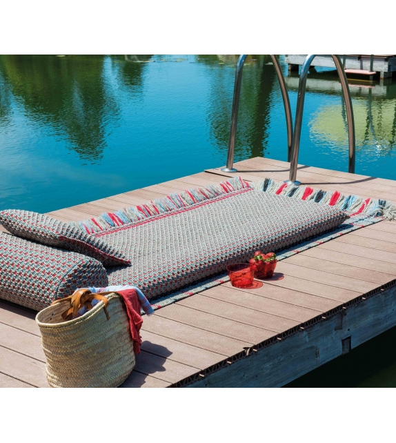 Garden Layers Gan Cylindrical Cushion