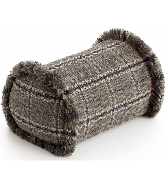 Garden Layers Gan Großes Zylindrisches Kissen