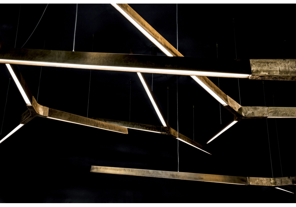 くらやえみ　Starlight Sand Cast And Metal Pendant Light Starlight | Henge