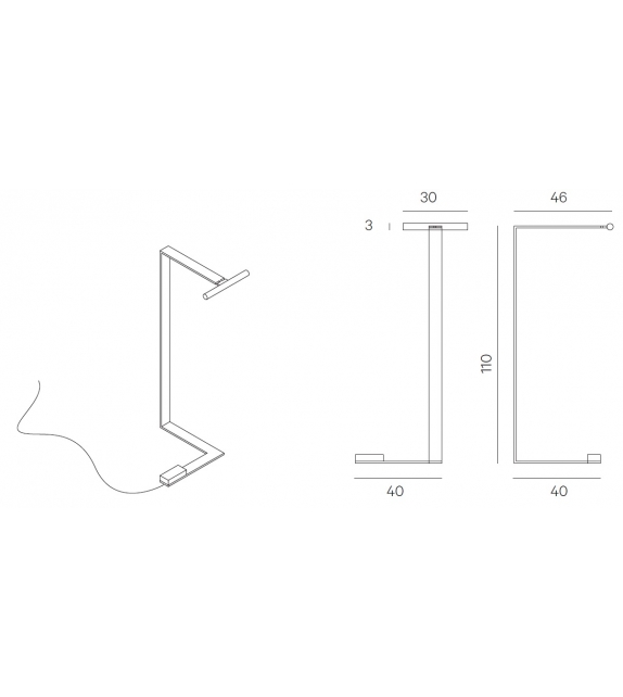 Flat Henge Floor Lamp