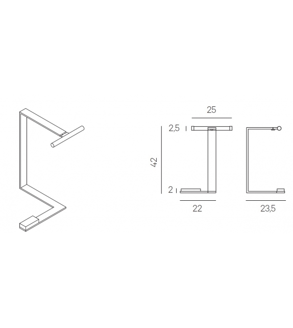 Flat Henge Table Lamp
