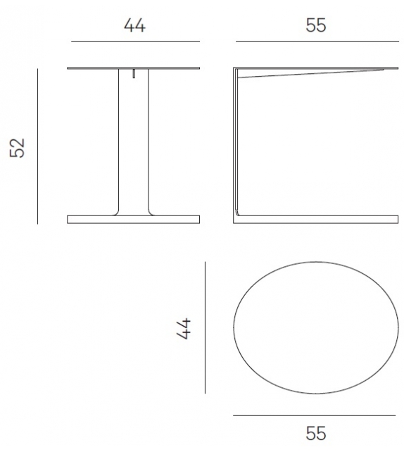 Poke Henge Table D'appoint