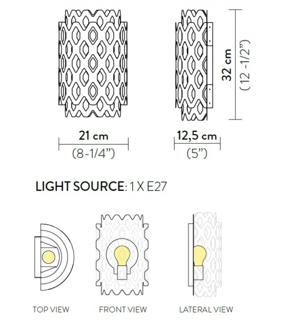 Charlotte Slamp Lámpara de Pared