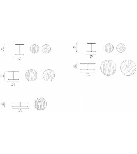 Bob Poltrona Frau Beistelltisch