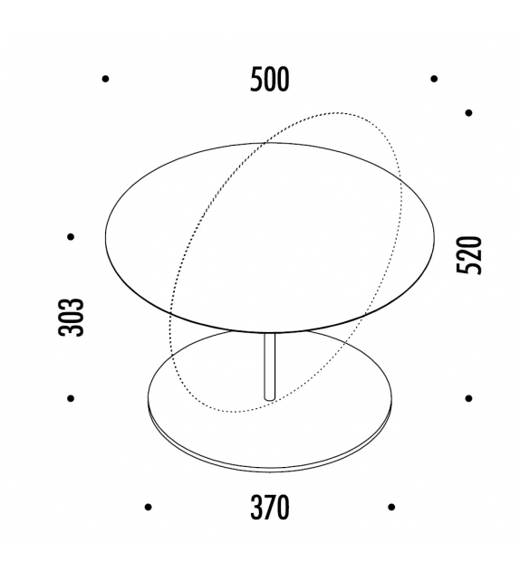 Calvino Davide Groppi Lampe de Table