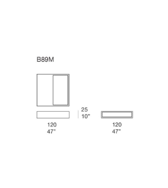 Edel Paola Lenti Couchtisch