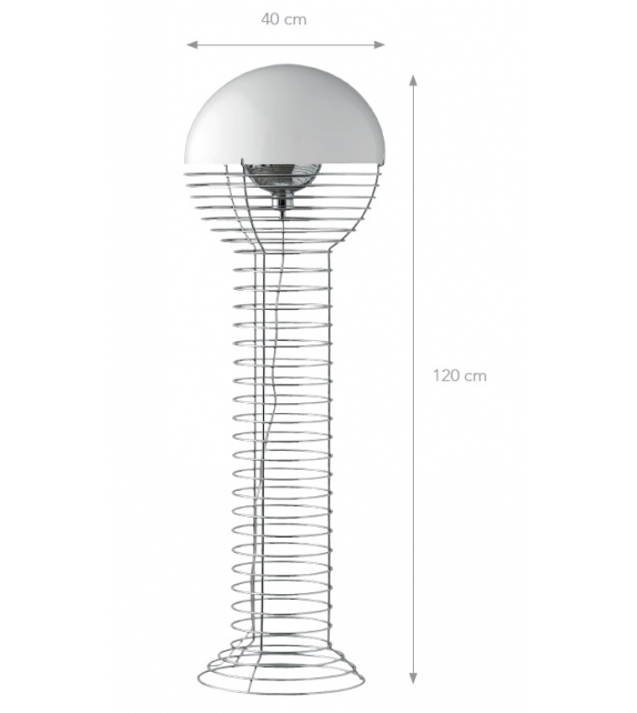 Wire Verpan Floor Lamp