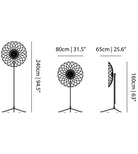 Filigree Moooi Lampada da Terra