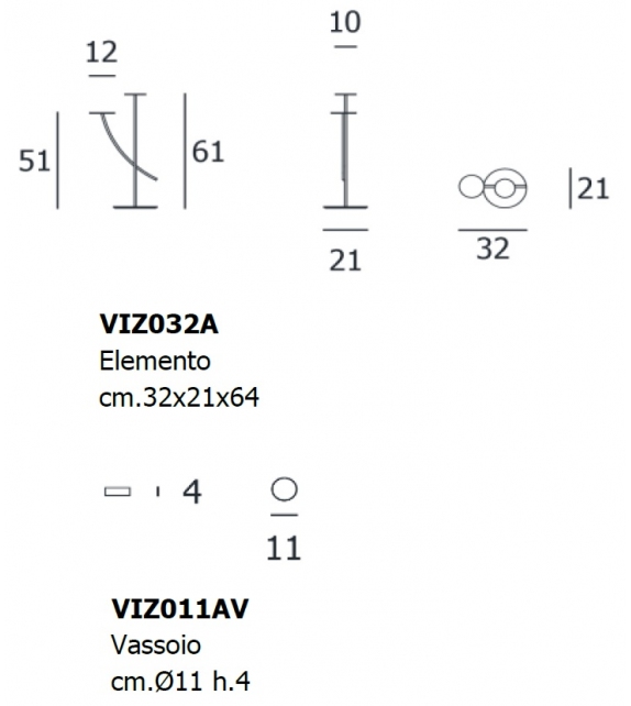 Vizio Living Divani Getränkehalter