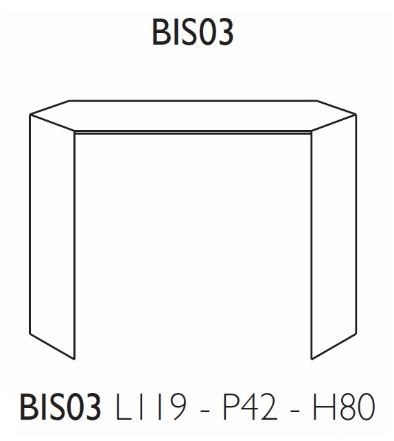 Bisel Glas Italia Console