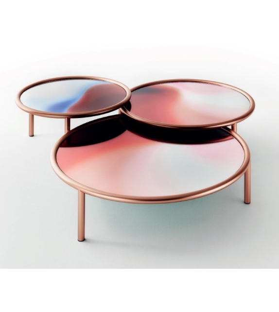 Plissé Glas Italia Couchtisch