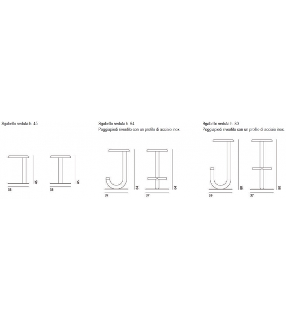 Strong Outdoor Desalto Tabouret