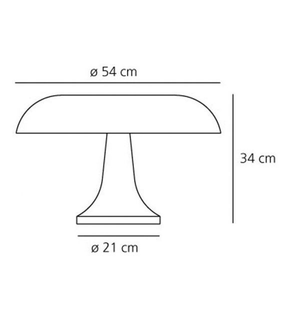 Pronta consegna - Nesso Artemide Lampada da Tavolo