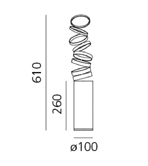 Decomposé Artemide Lámpara de Mesa