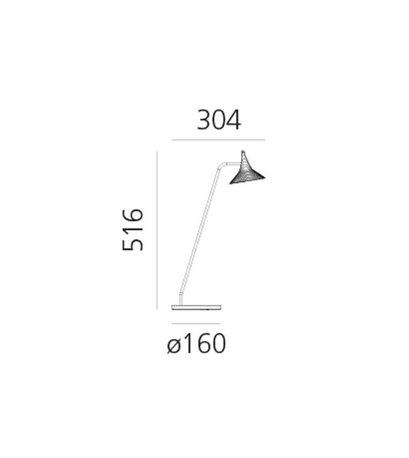 Listo para entregar - Unterlinden Artemide Lámpara de Mesa