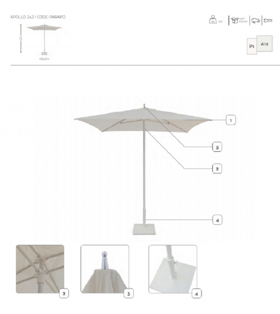 Apollo Parasol Talenti