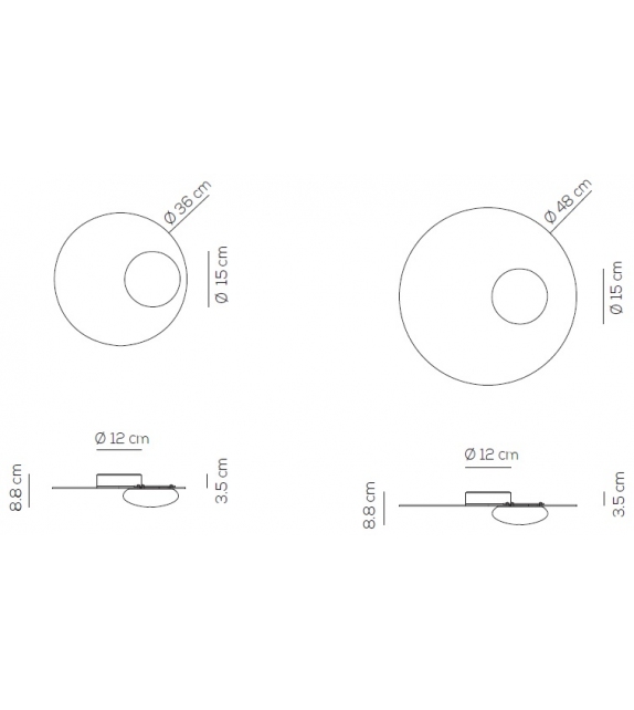 Kwic Axo Light Ceiling/Wall Lamp