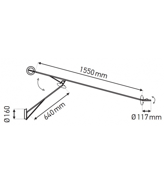 Aaro DCW Éditions Lampada da Parete