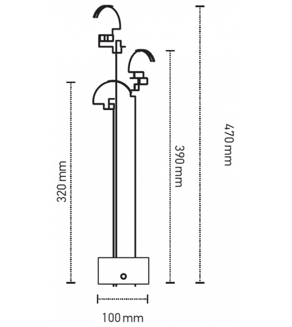 Boucle DCW Éditions Lampada da Tavolo