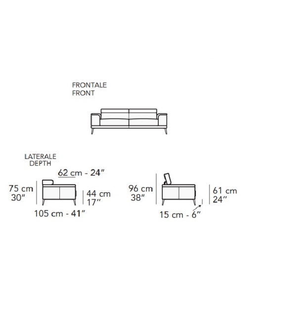 Sofa Nicoline Tiziano