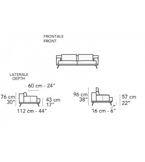 Sofa Nicoline Bovisa