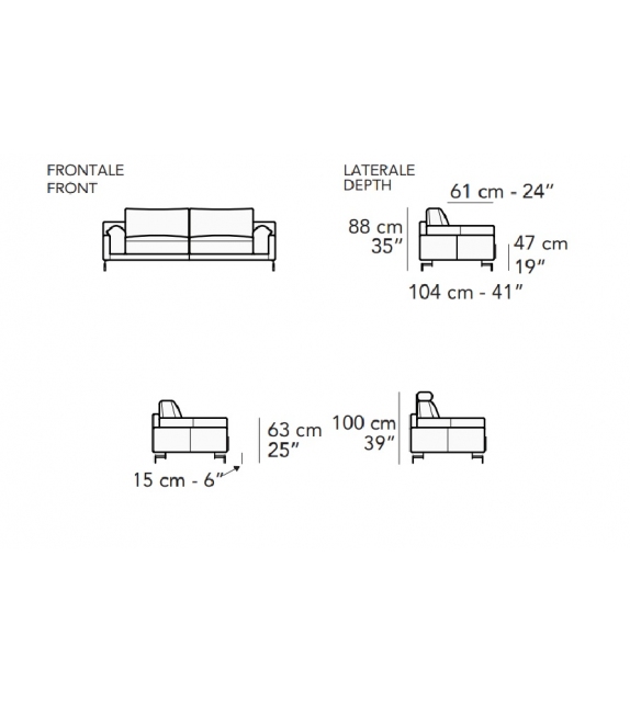 Sofa Nicoline Cadorna