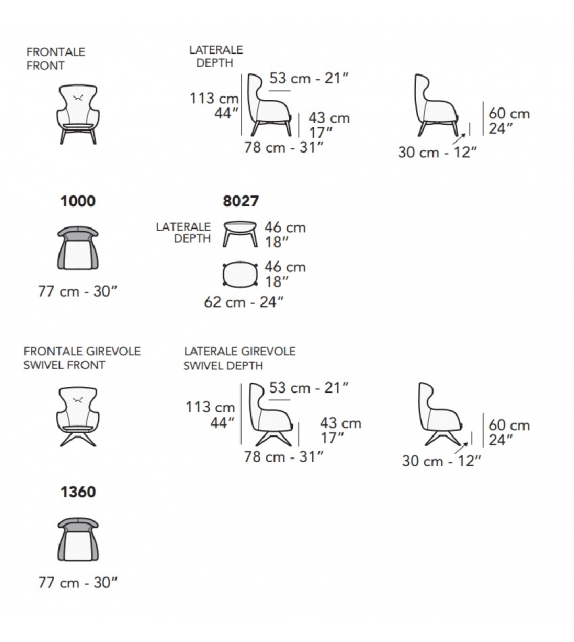 Iseo Nicoline Armchair