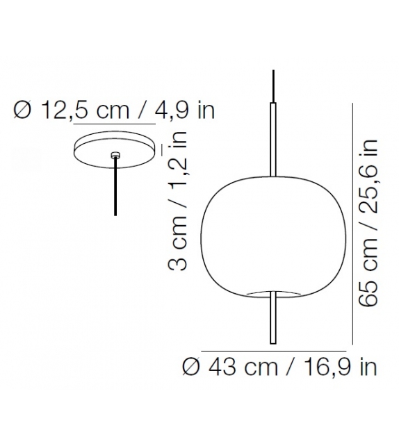 Kushi XL Kundalini Suspension Lamp