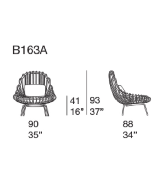 Giunco Paola Lenti Fauteuil