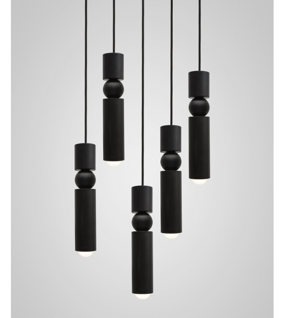 Fulcrum Chandelier 5 Tier Lee Broom Lampada a Sospensione