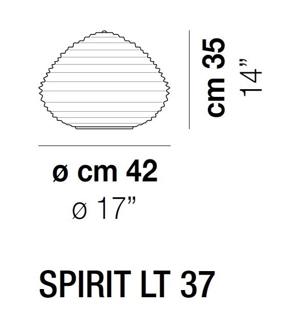 Spirit LT Vistosi Lampada da Tavolo