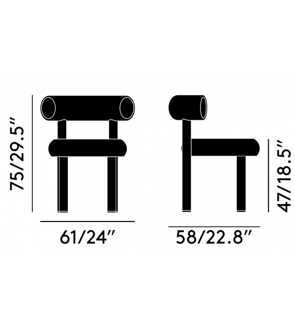 Fat Dining Chair Tom Dixon Stuhl