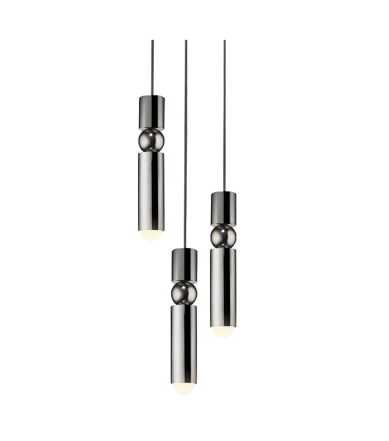 Fulcrum Chandelier 3 Tier Lee Broom Lampada a Sospensione