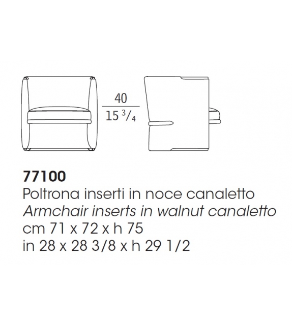 Listo para entregar - Opus Giorgetti Sillón