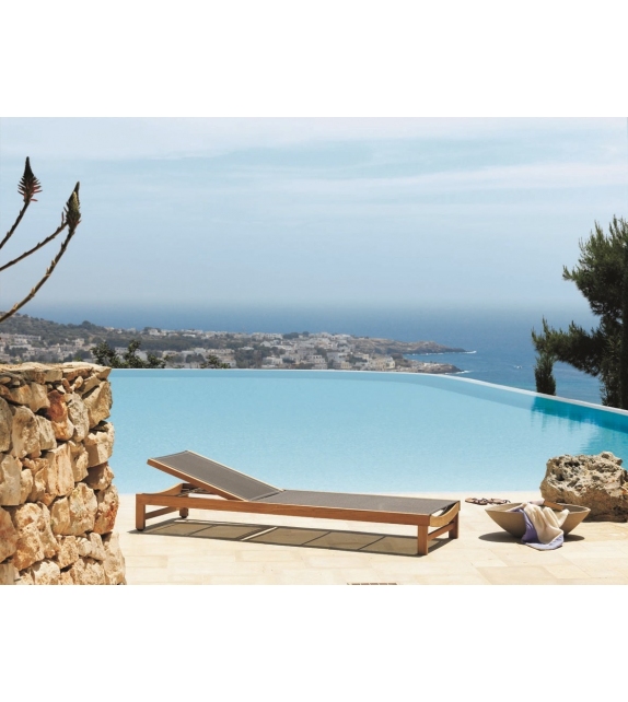 Sand Ethimo Sunlounger