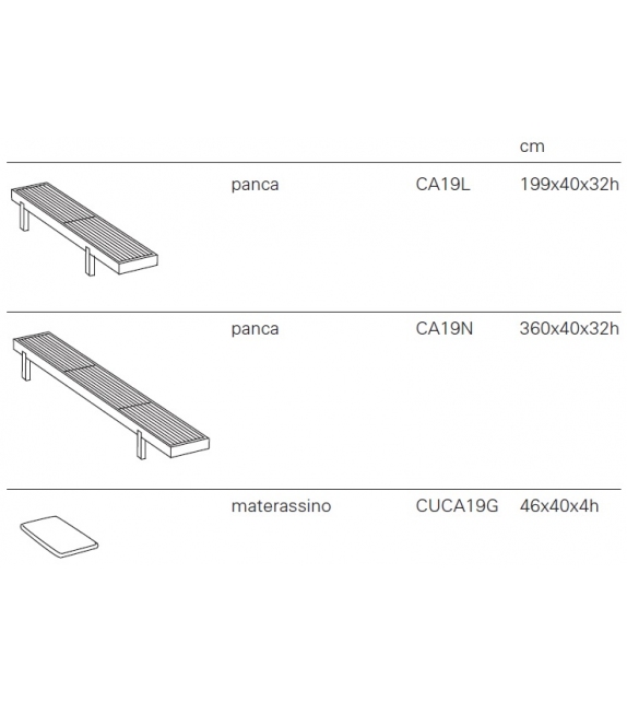 Toku Paola Lenti Bench